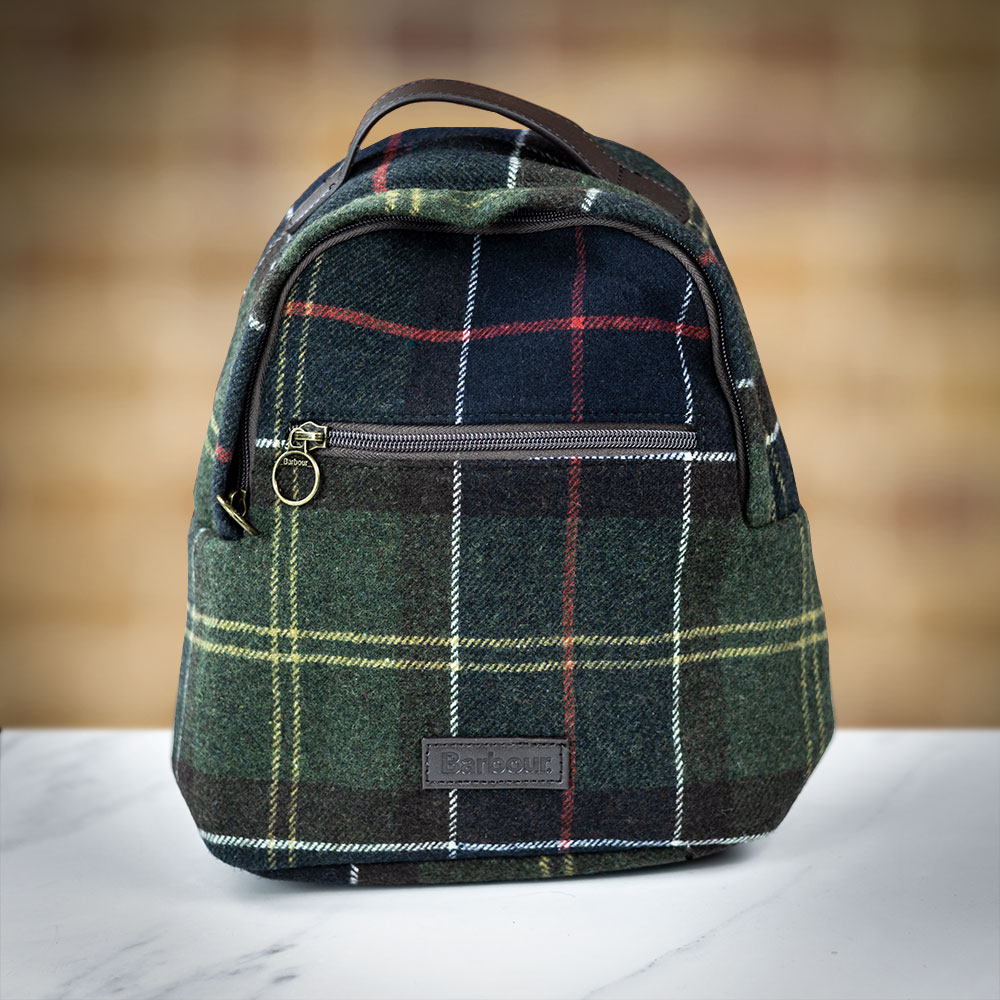 Barbour caley discount tartan backpack